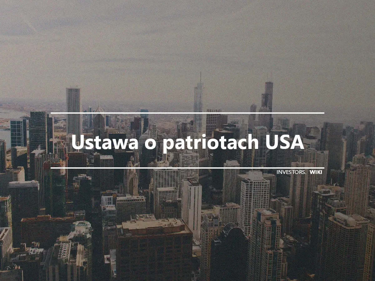 Ustawa o patriotach USA