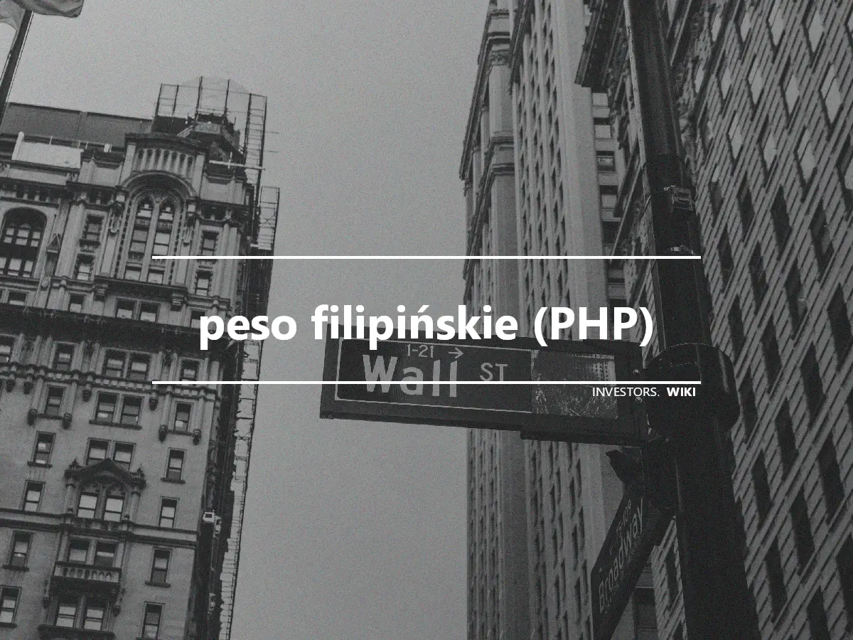 peso filipińskie (PHP)