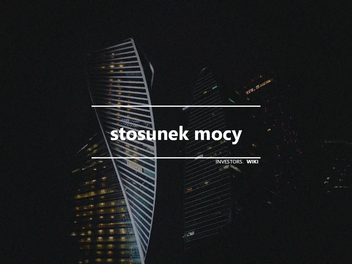 stosunek mocy