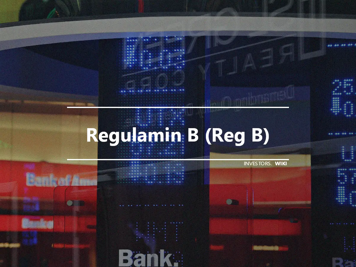 Regulamin B (Reg B)