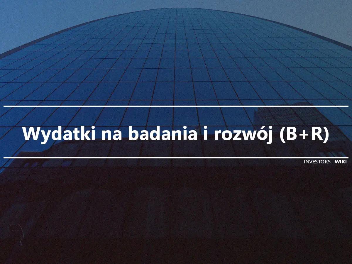 Wydatki na badania i rozwój (B+R)