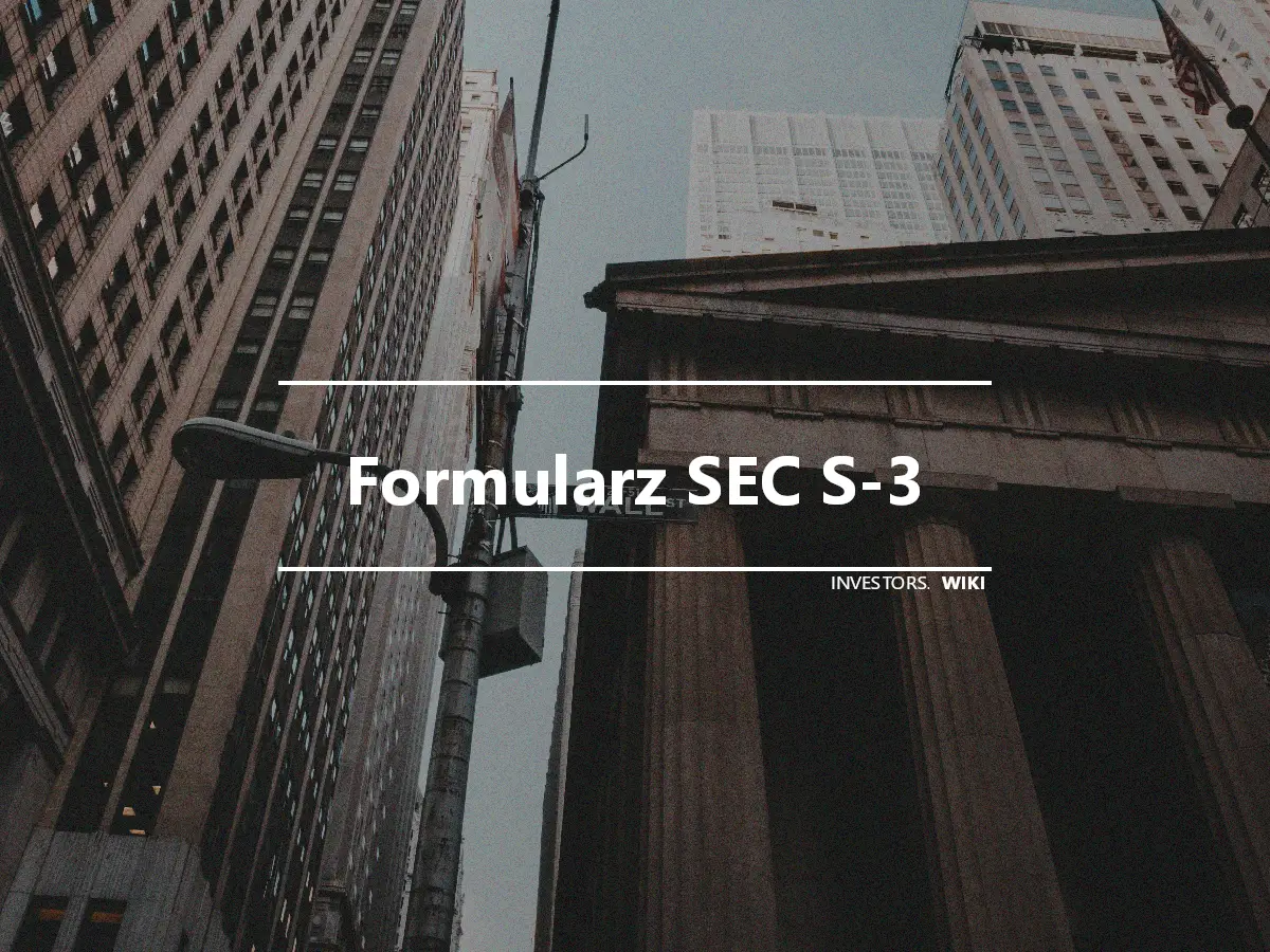 Formularz SEC S-3