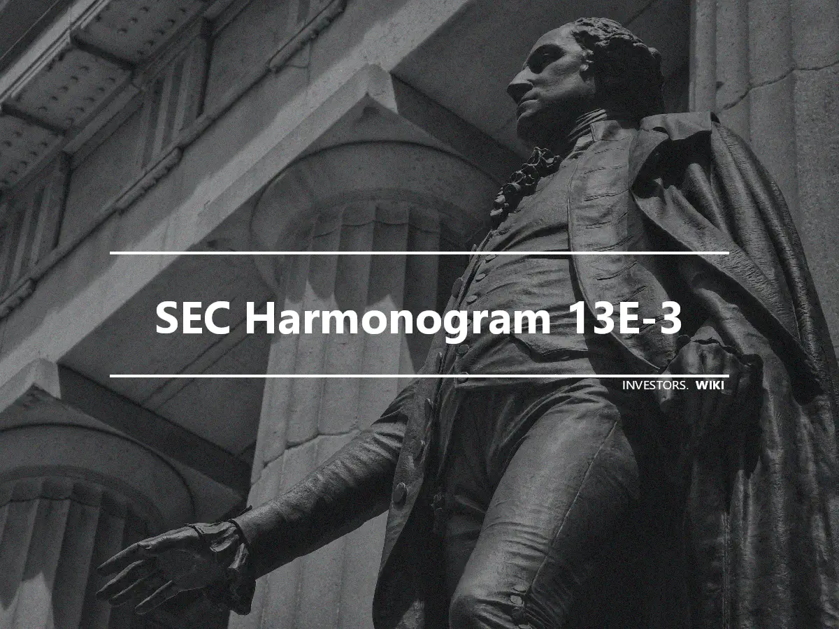 SEC Harmonogram 13E-3