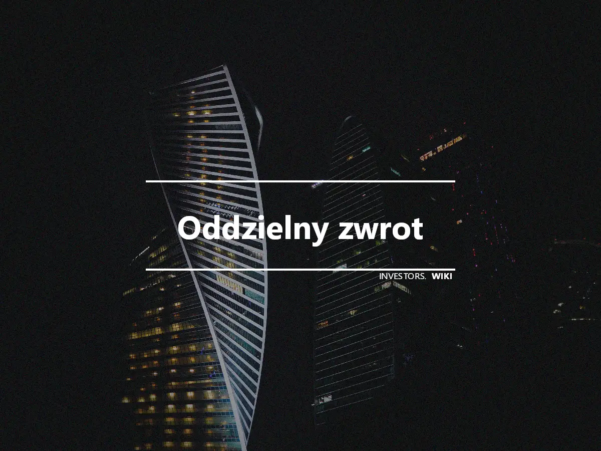 Oddzielny zwrot