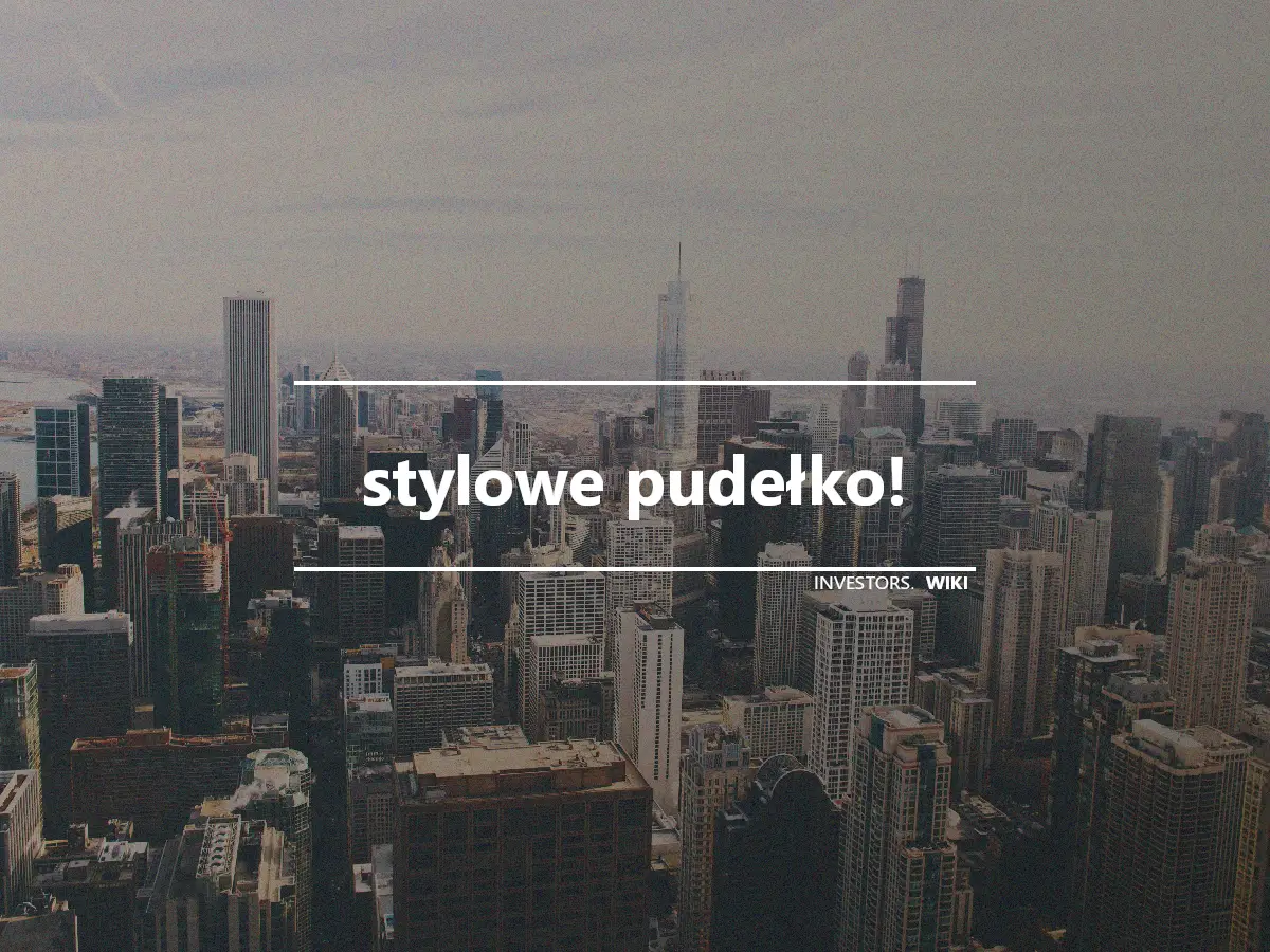 stylowe pudełko!