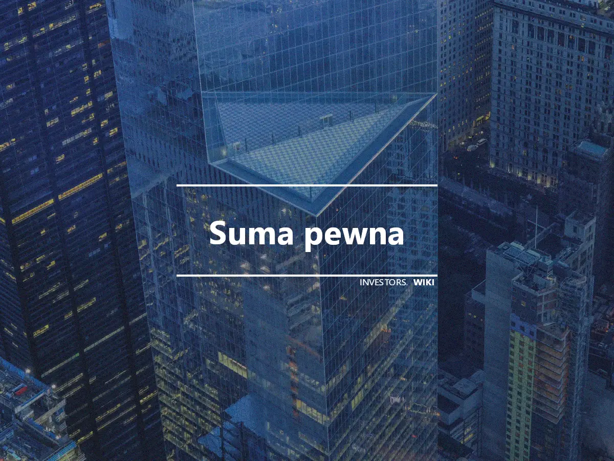 Suma pewna