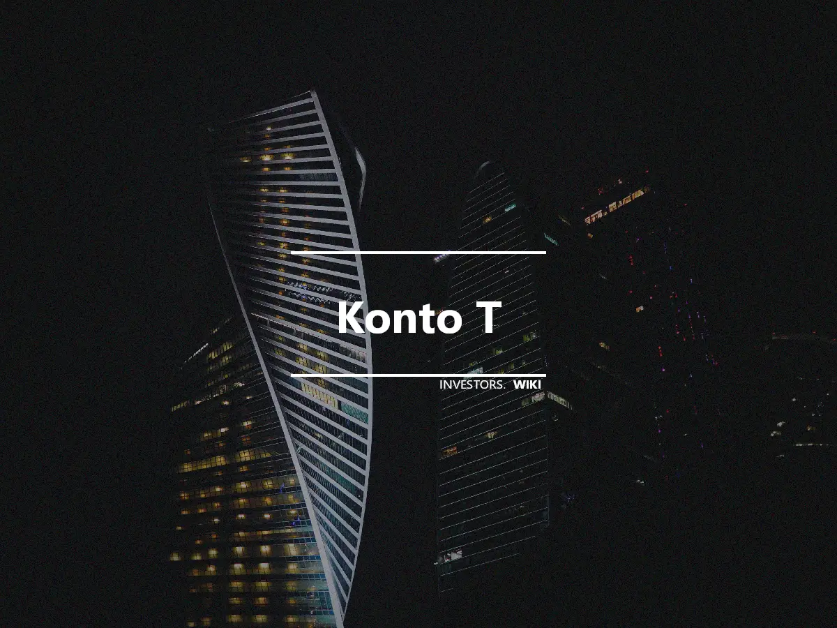 Konto T