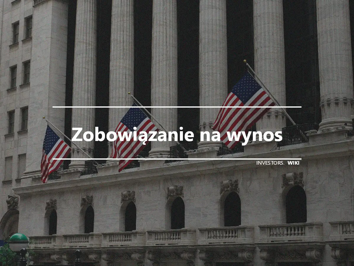 Zobowiązanie na wynos