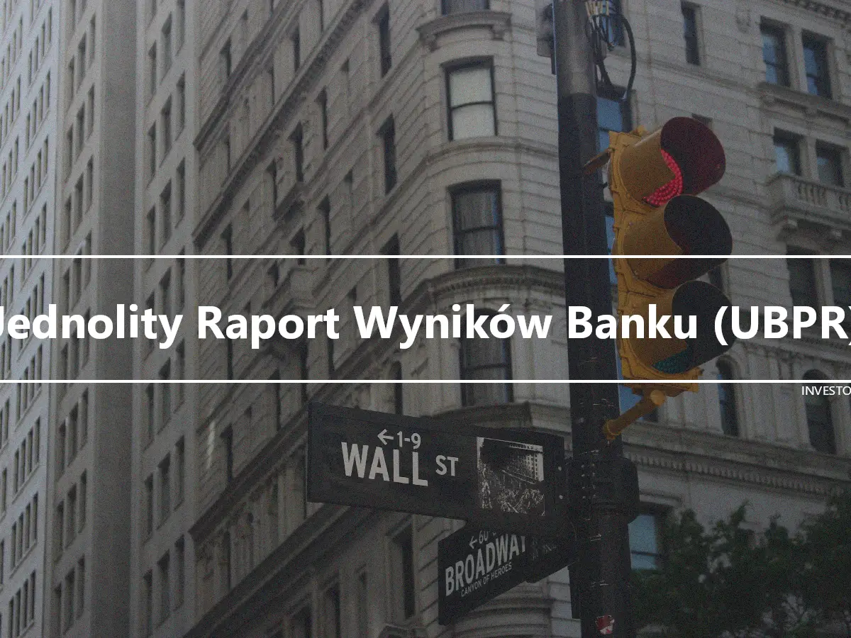 Jednolity Raport Wyników Banku (UBPR)