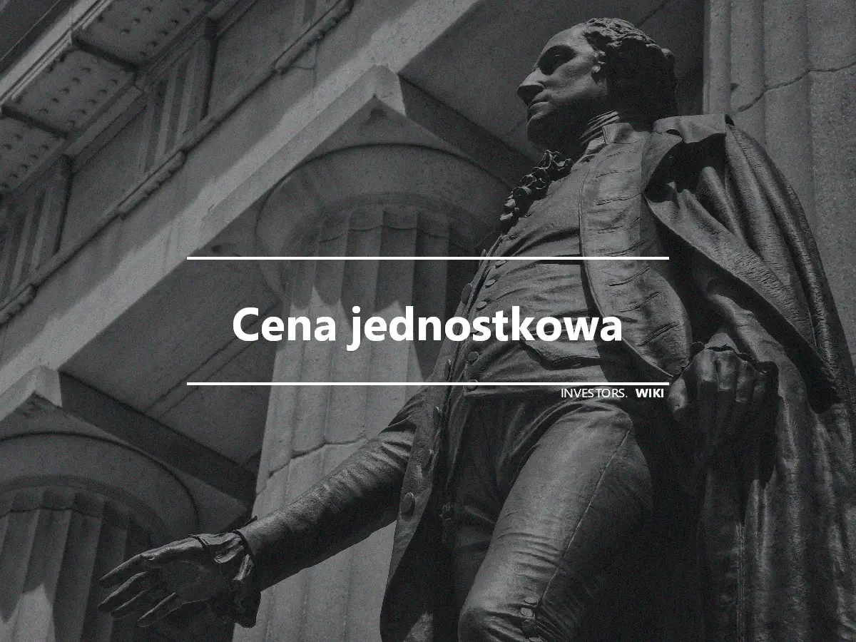 Cena jednostkowa