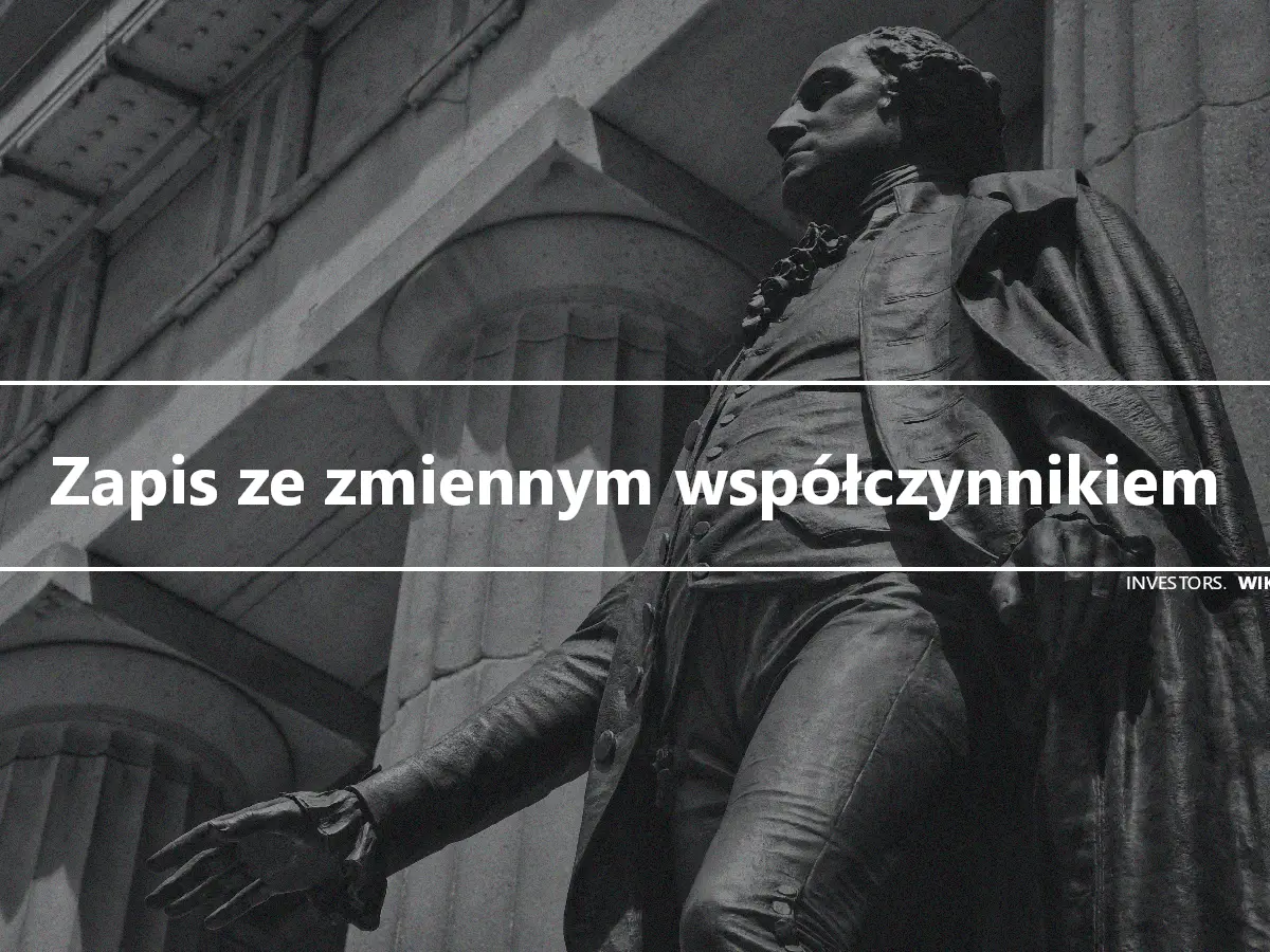 Zapis ze zmiennym współczynnikiem