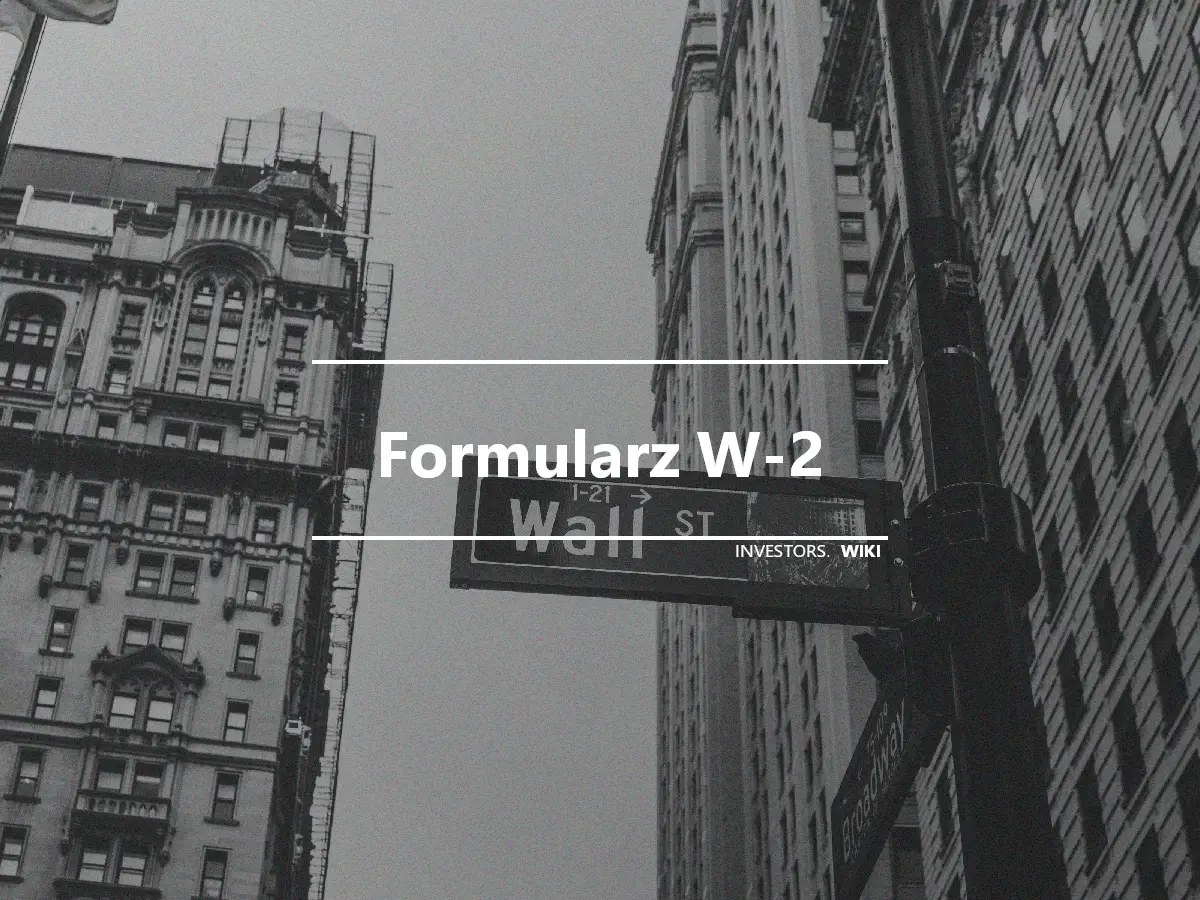 Formularz W-2