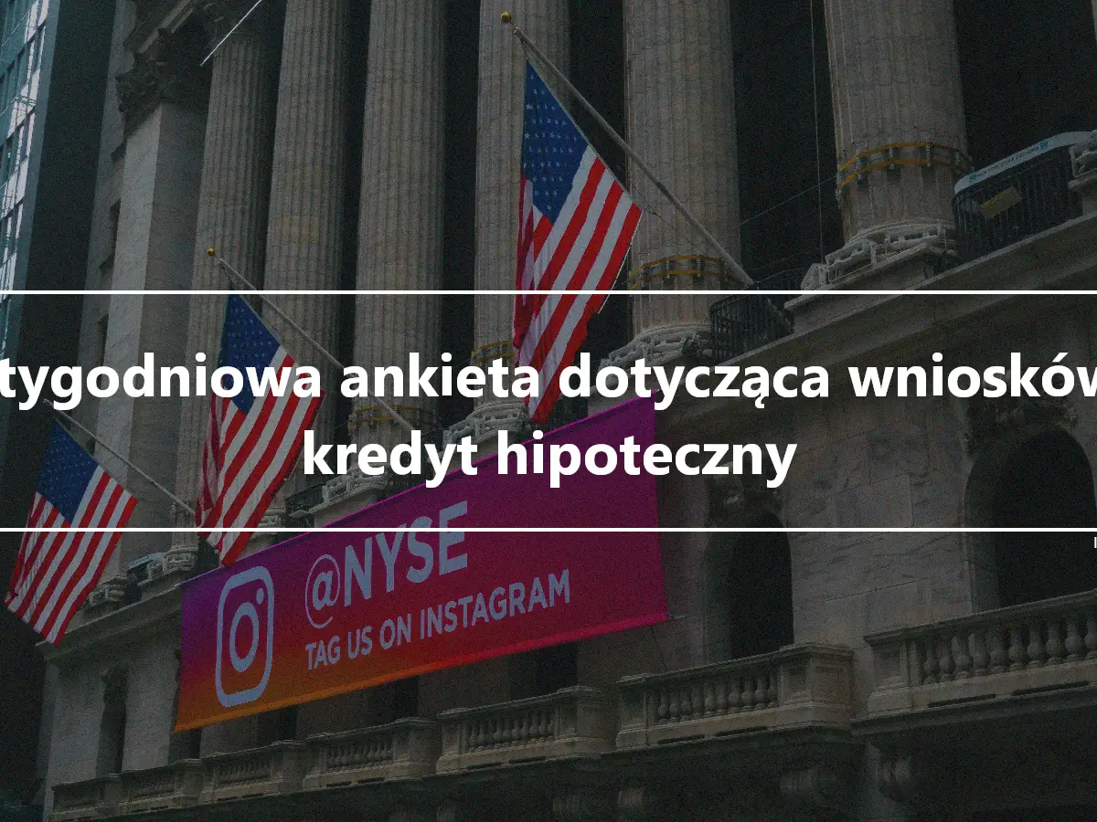 Cotygodniowa ankieta dotycząca wniosków o kredyt hipoteczny