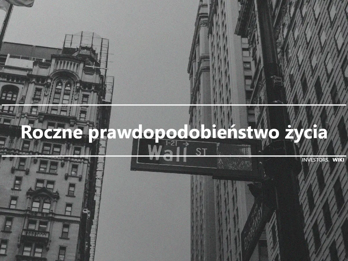 Roczne prawdopodobieństwo życia