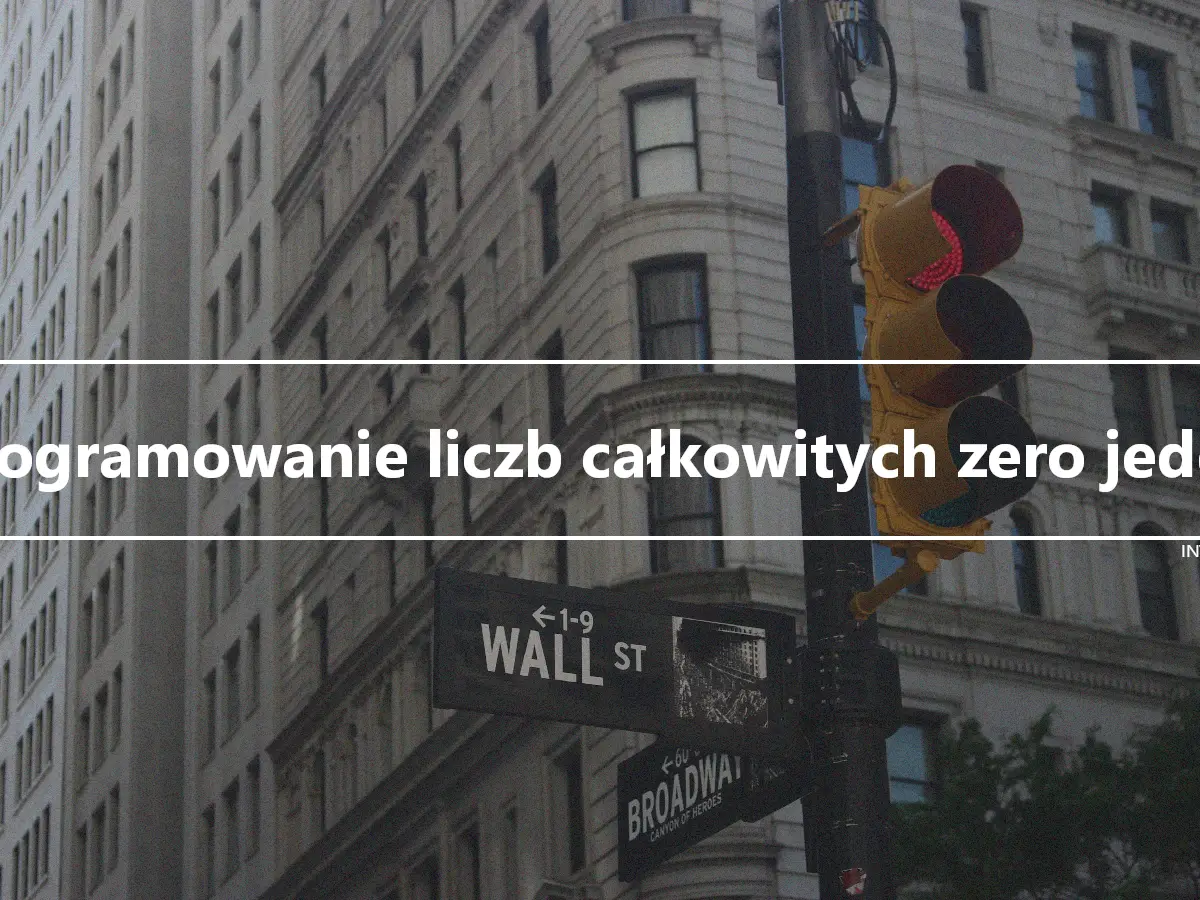 Programowanie liczb całkowitych zero jeden