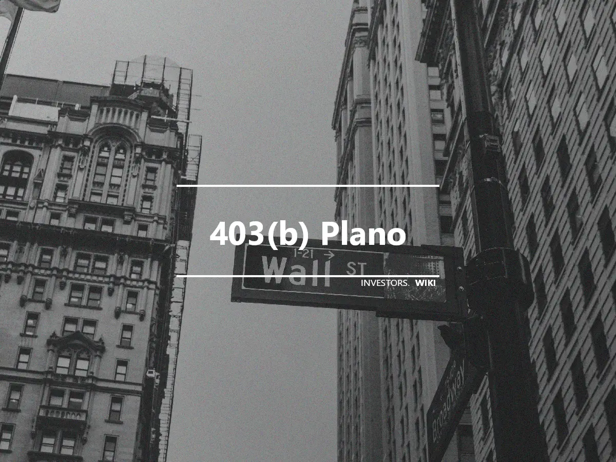 403(b) Plano
