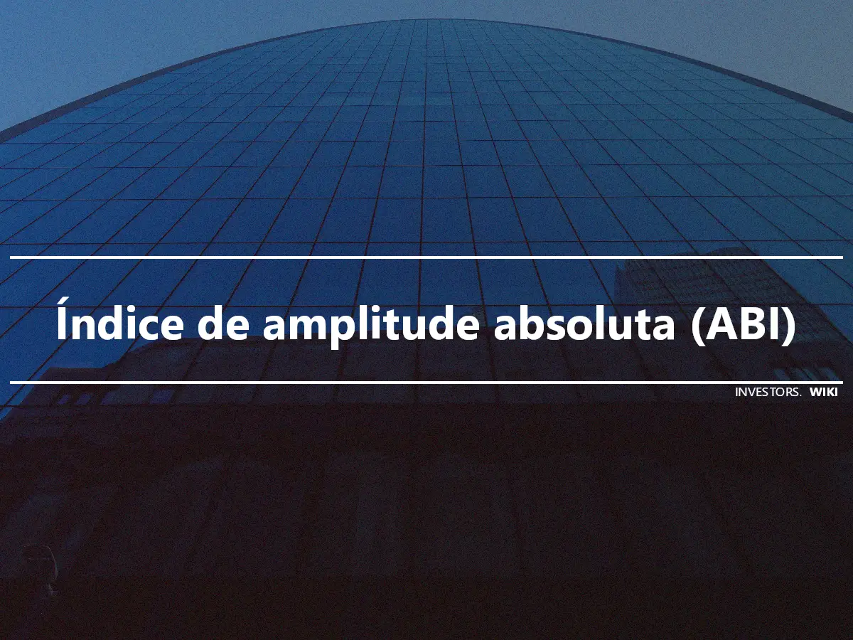 Índice de amplitude absoluta (ABI)