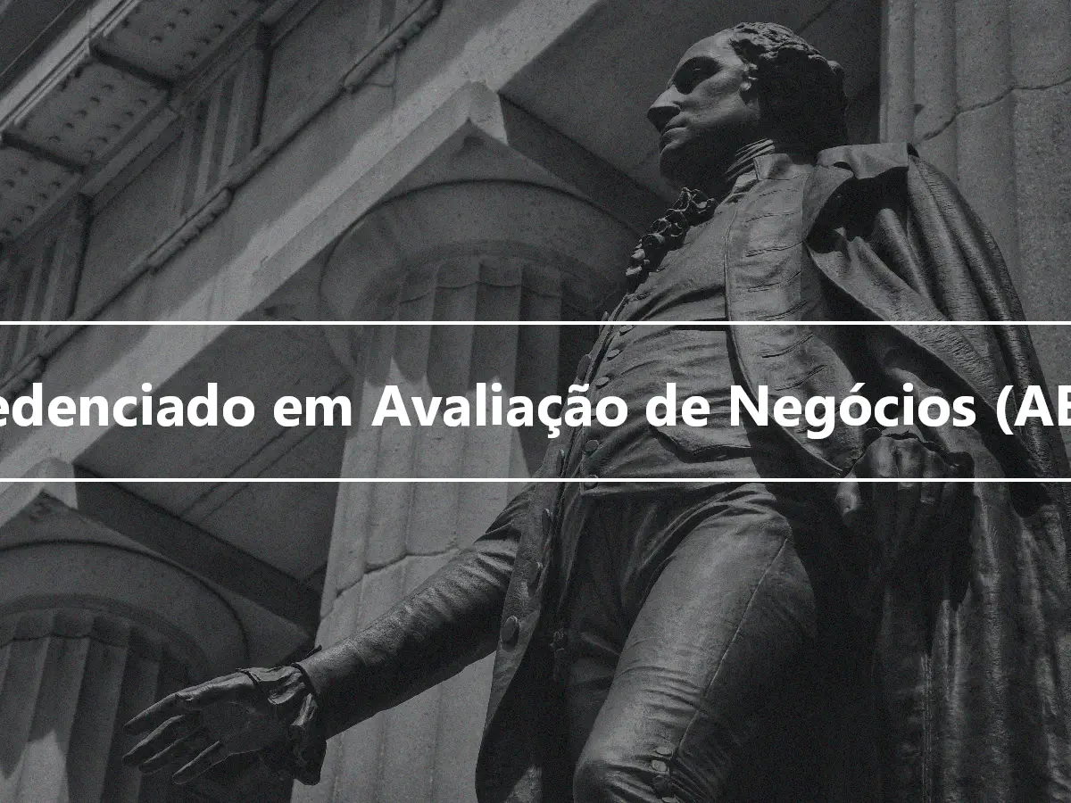 Credenciado em Avaliação de Negócios (ABV)