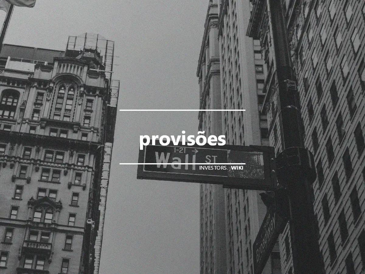 provisões