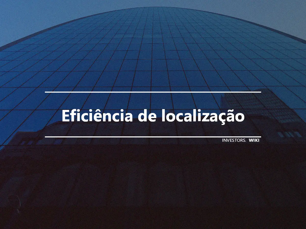 Eficiência de localização