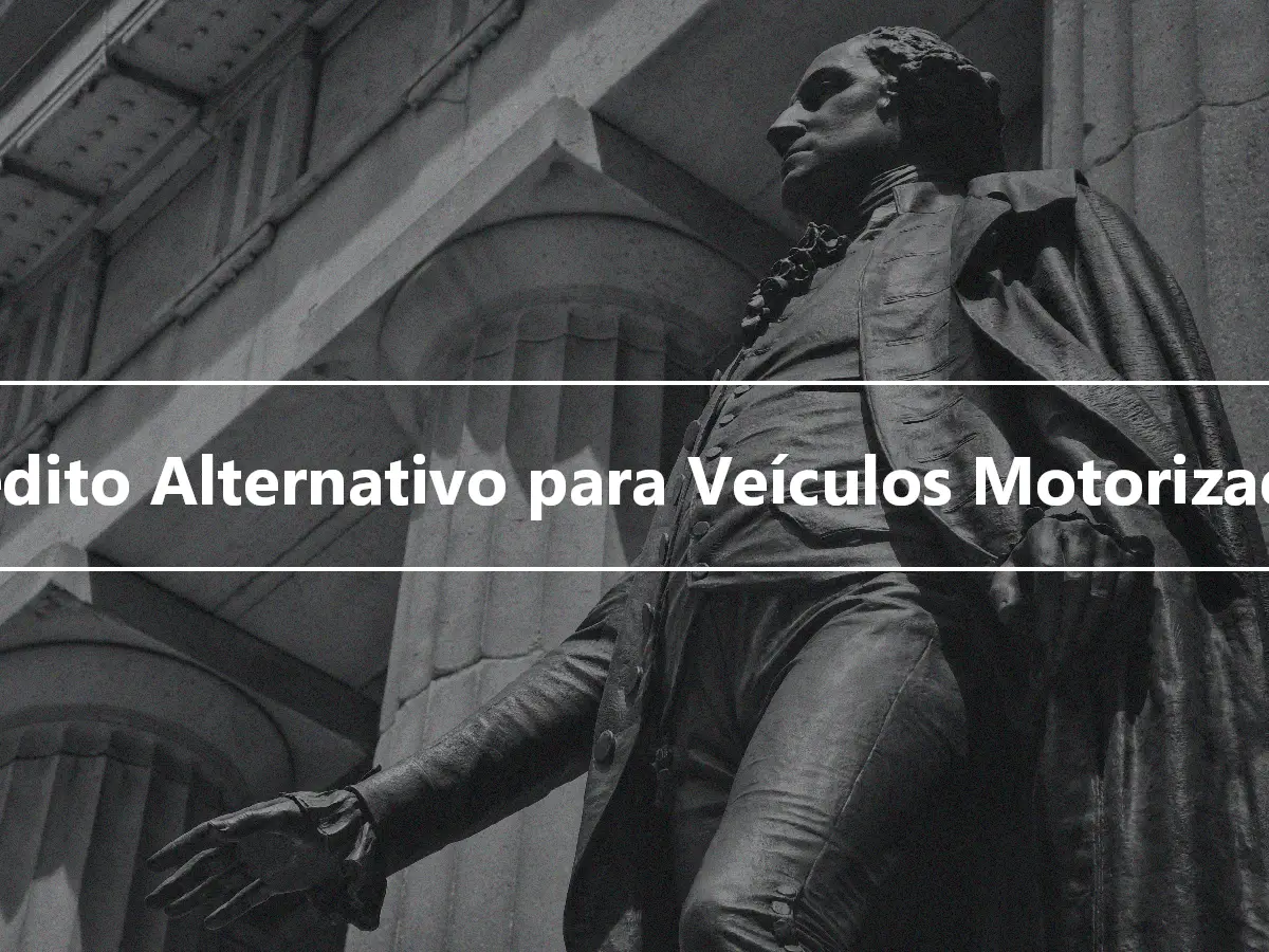 Crédito Alternativo para Veículos Motorizados