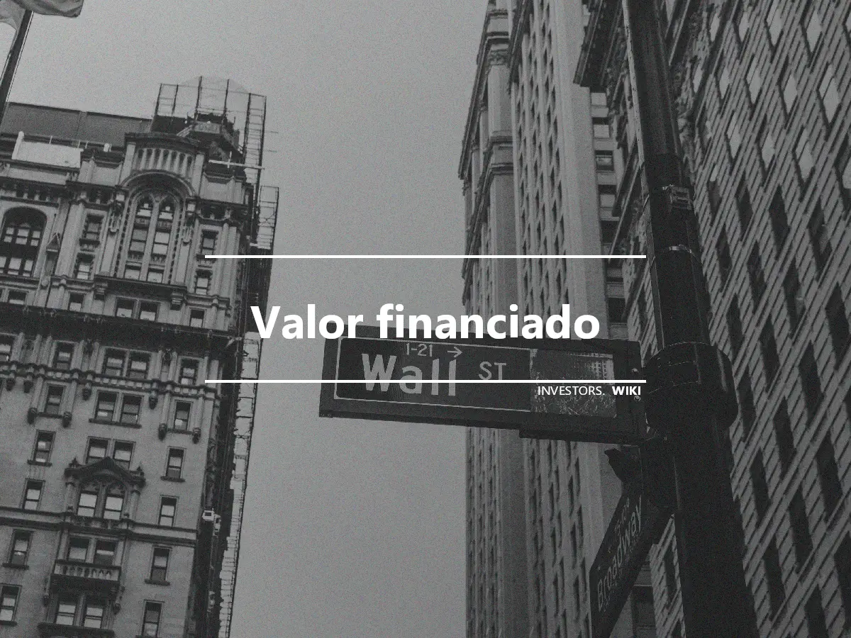 Valor financiado