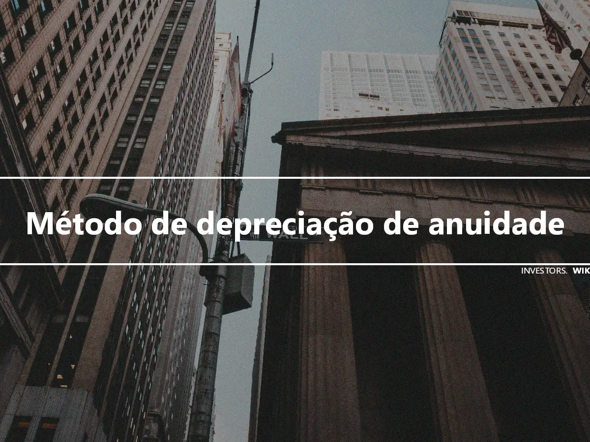 Método de depreciação de anuidade