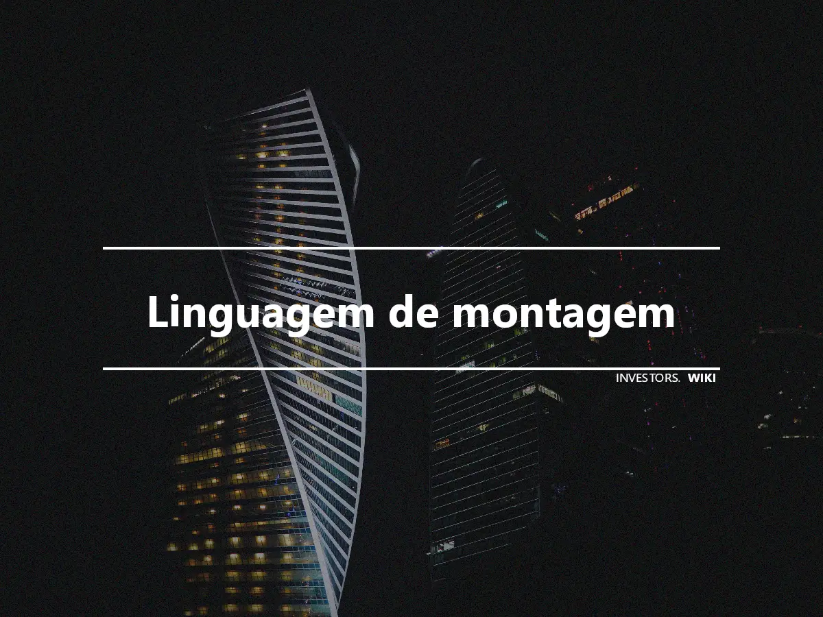 Linguagem de montagem