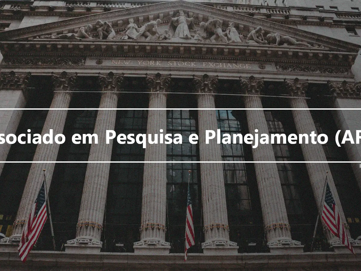 Associado em Pesquisa e Planejamento (ARP)