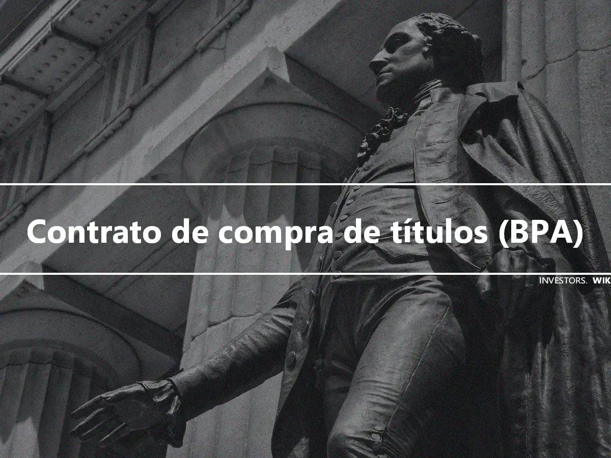 Contrato de compra de títulos (BPA)