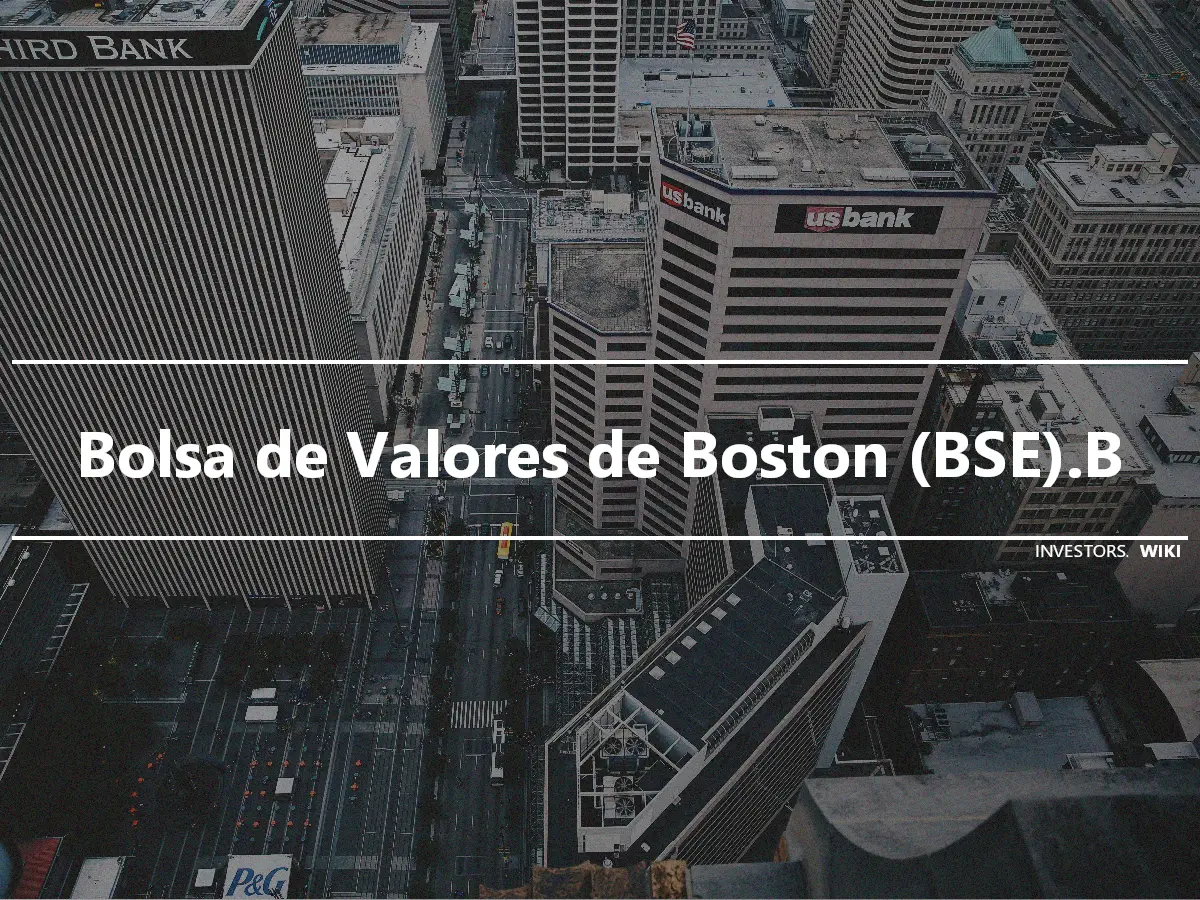 Bolsa de Valores de Boston (BSE).B