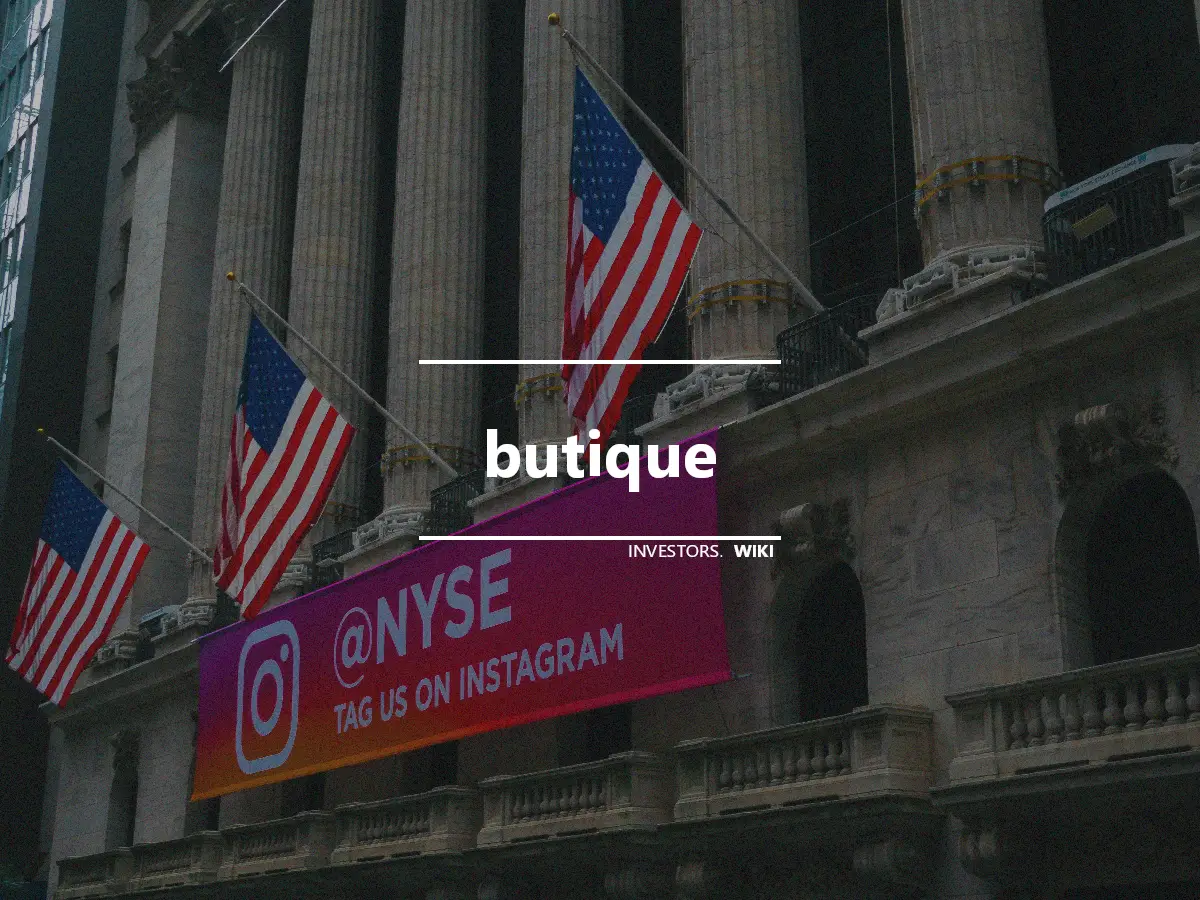 butique