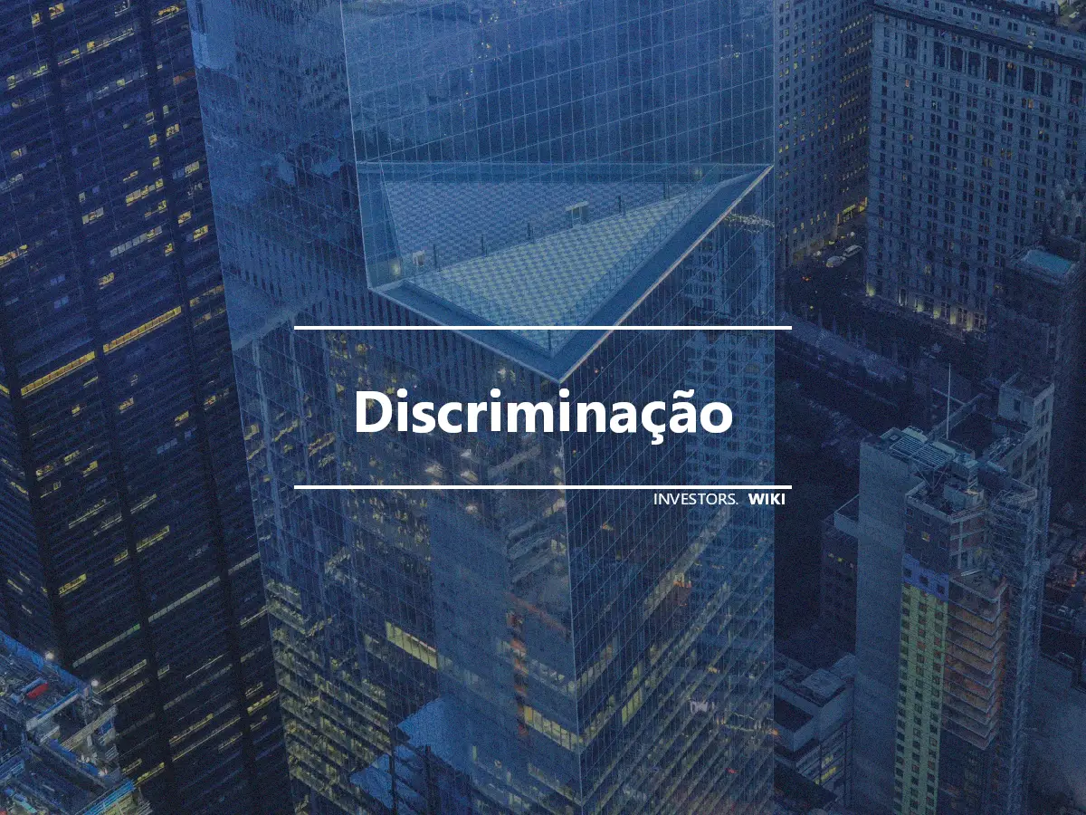 Discriminação