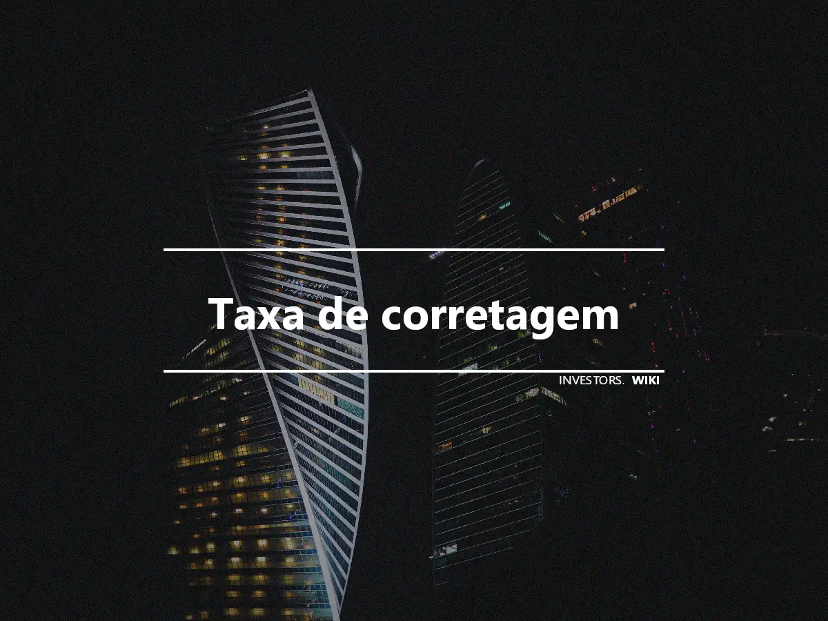 Taxa de corretagem