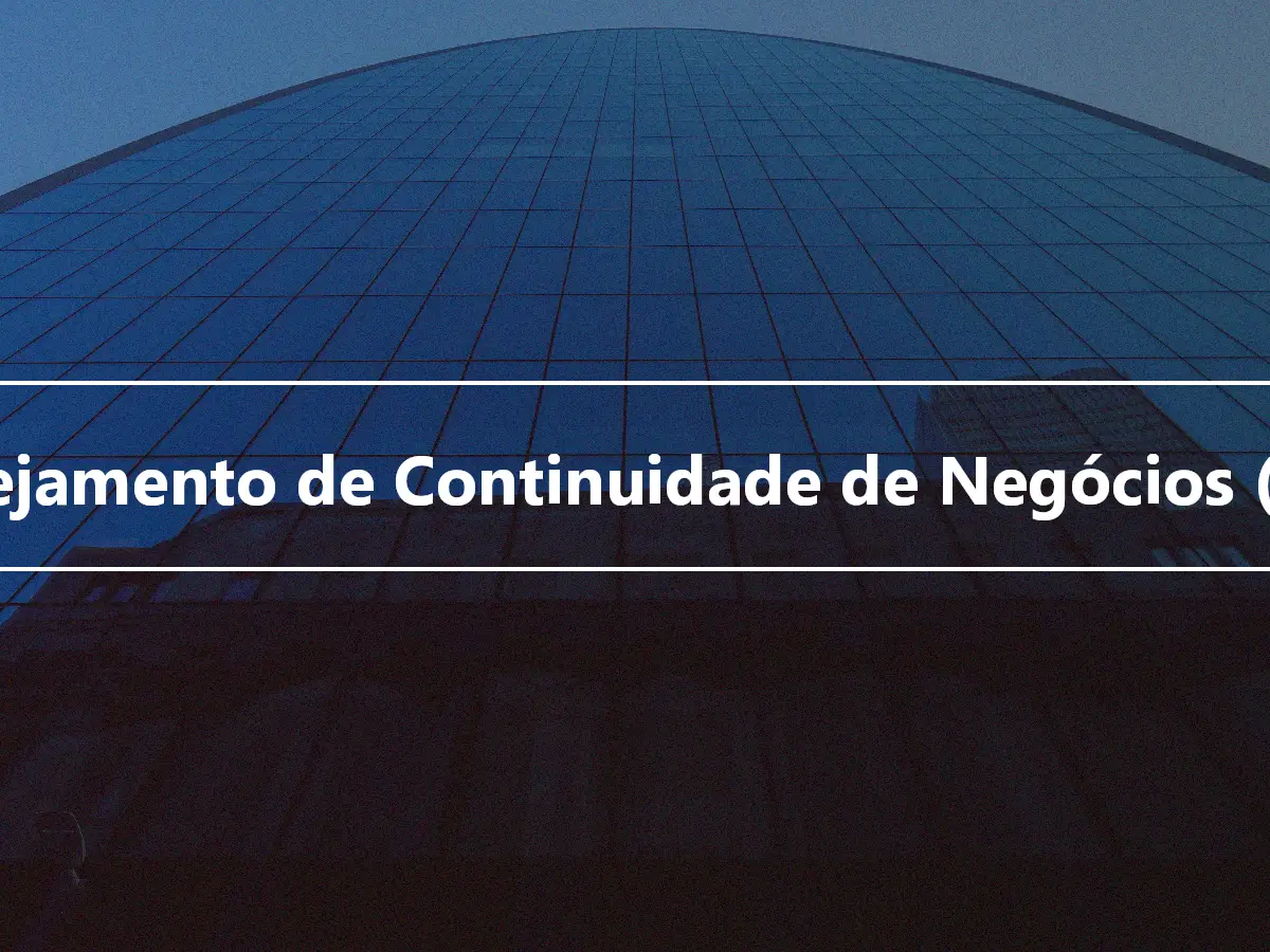 Planejamento de Continuidade de Negócios (BCP)