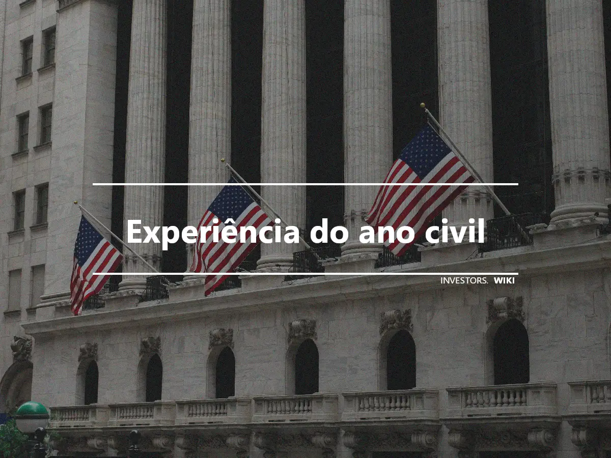 Experiência do ano civil