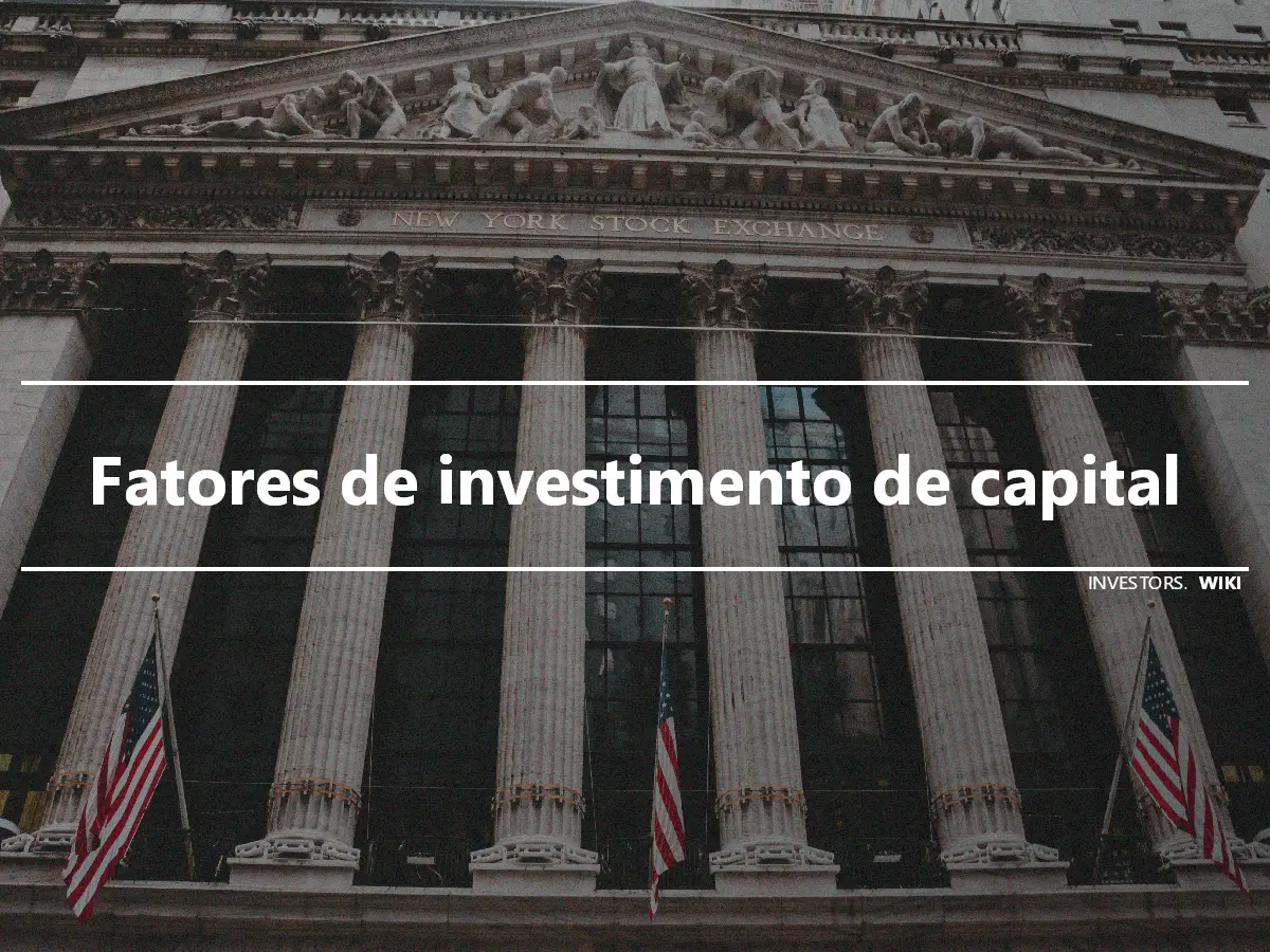 Fatores de investimento de capital