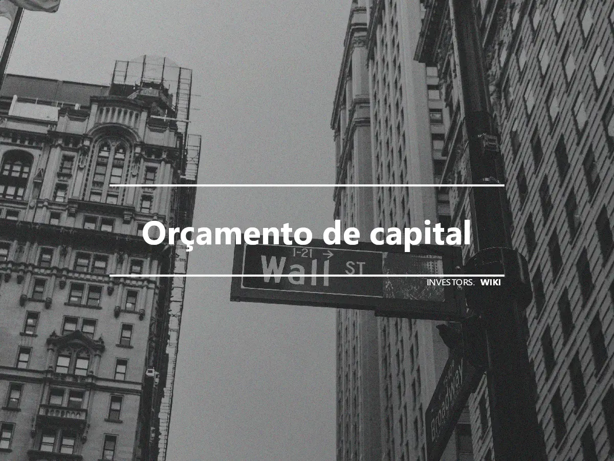 Orçamento de capital