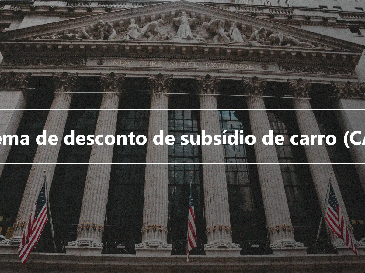 Sistema de desconto de subsídio de carro (CARS)