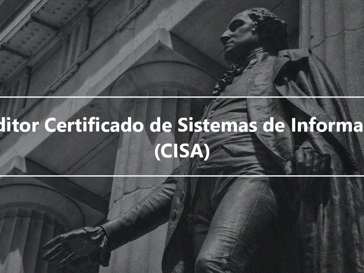 Auditor Certificado de Sistemas de Informação (CISA)