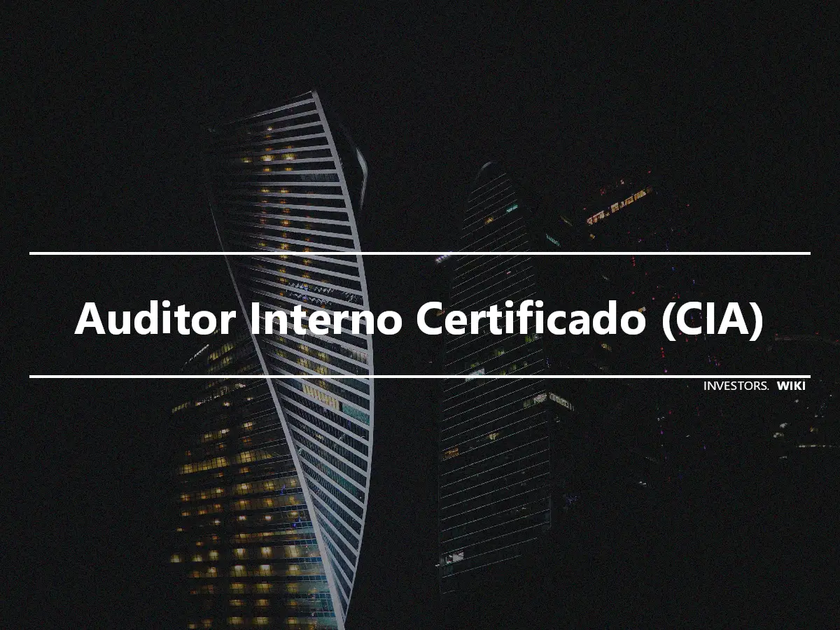 Auditor Interno Certificado (CIA)