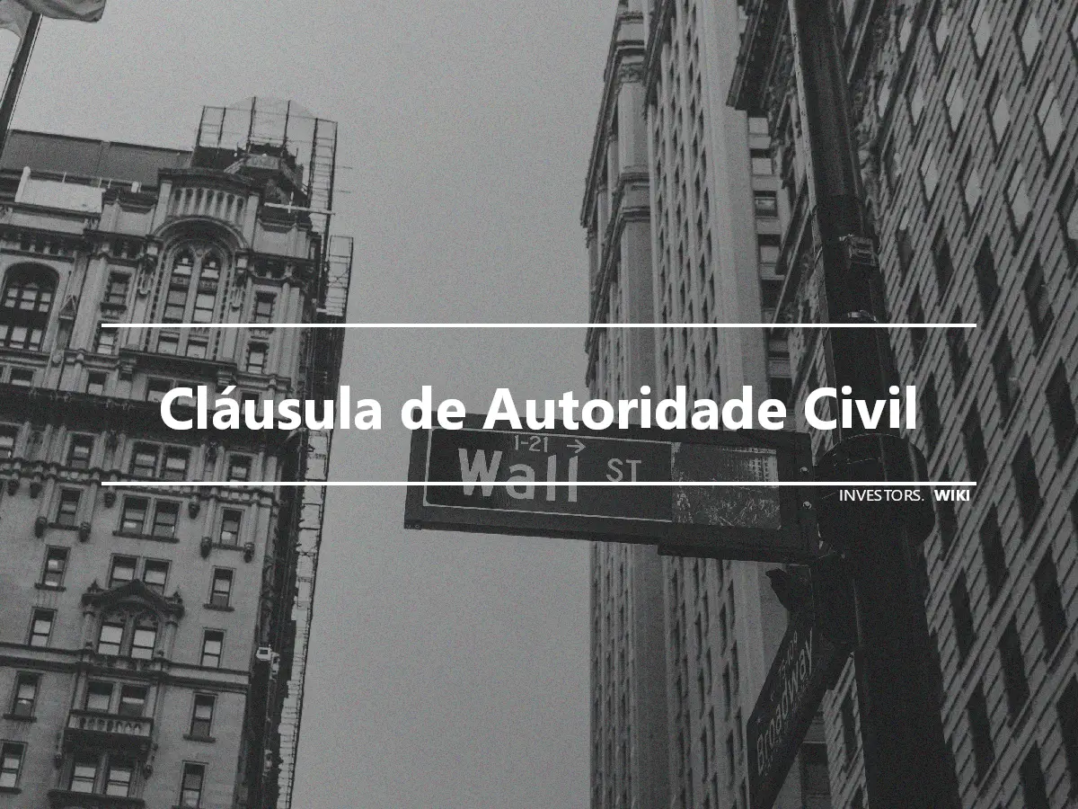 Cláusula de Autoridade Civil