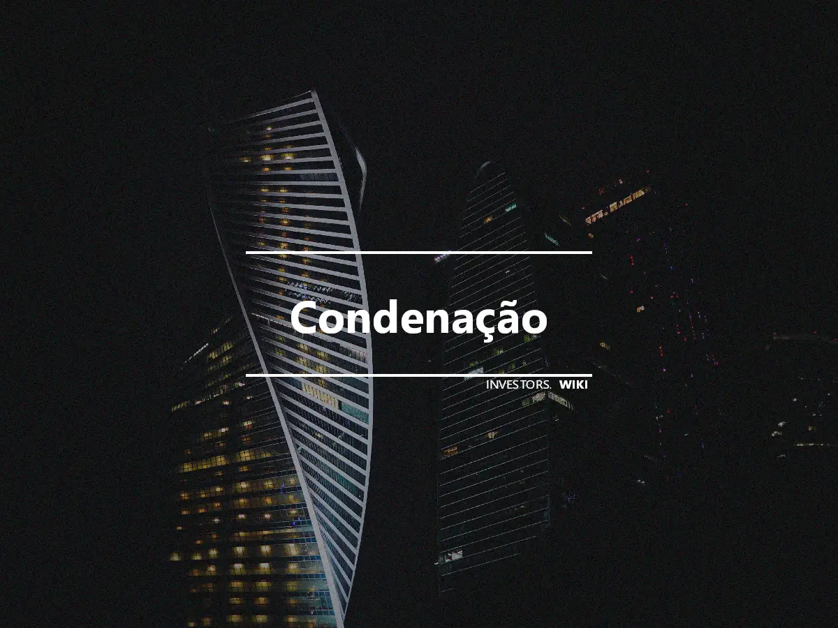 Condenação