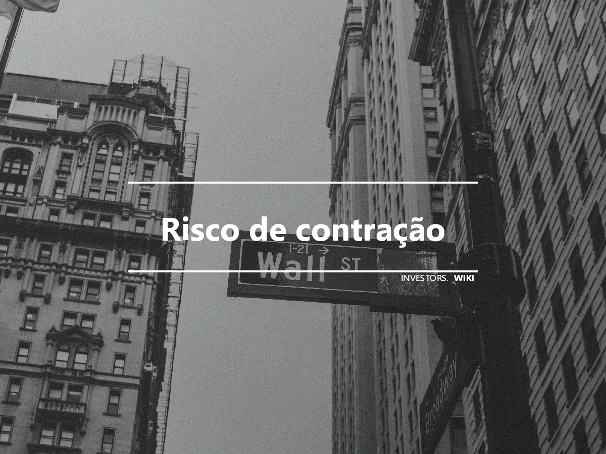 Risco de contração