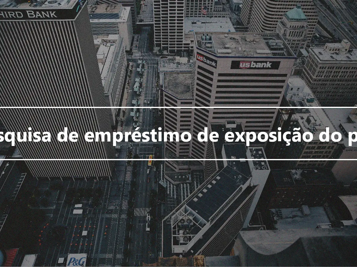 Pesquisa de empréstimo de exposição do país