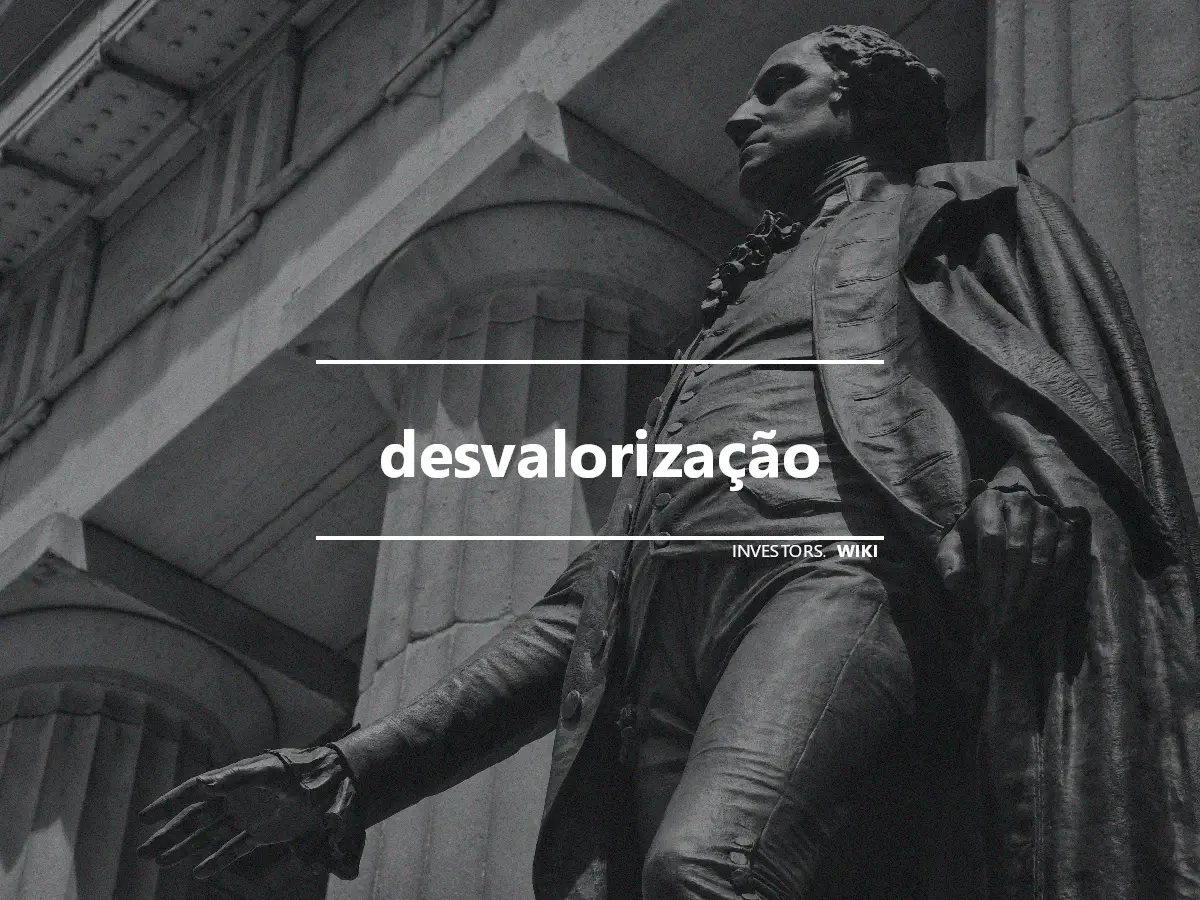 desvalorização