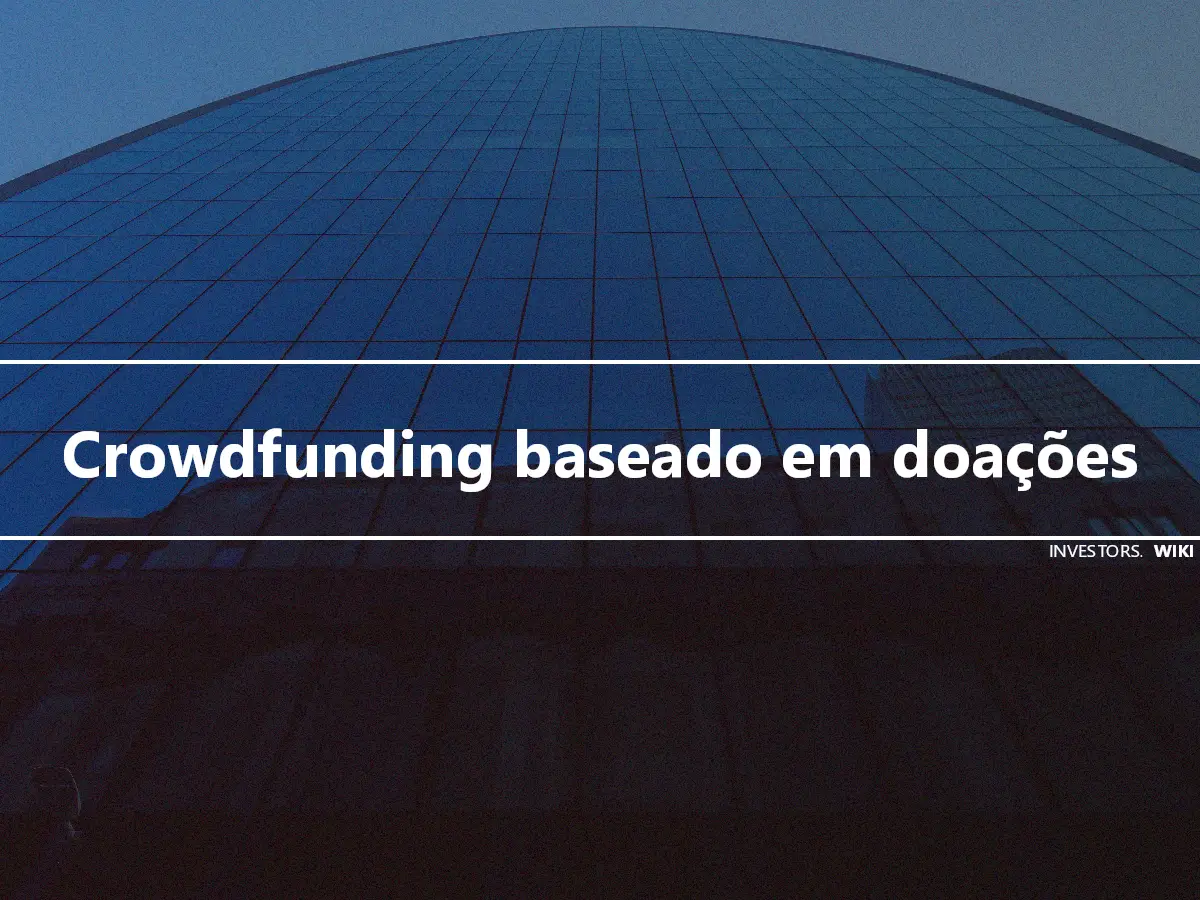 Crowdfunding baseado em doações