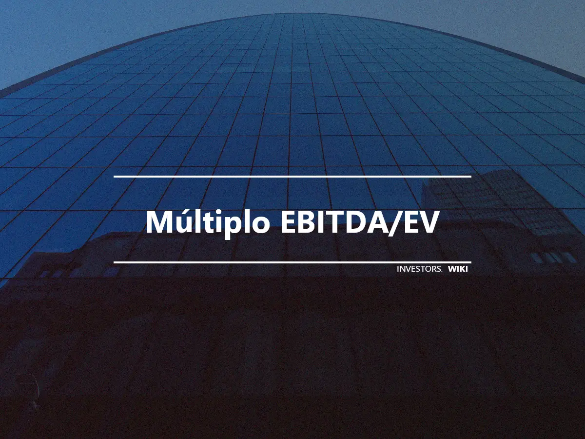 Múltiplo EBITDA/EV