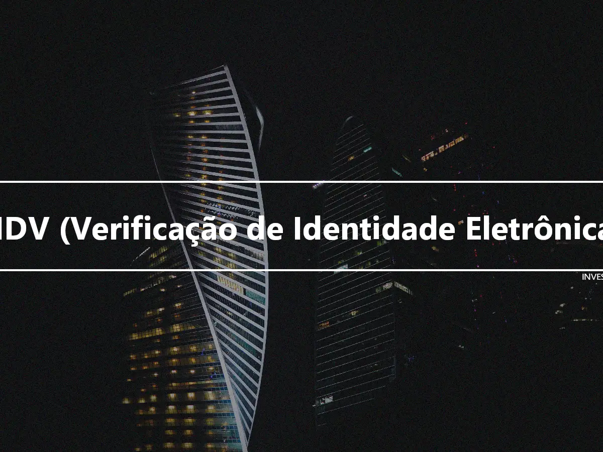 eIDV (Verificação de Identidade Eletrônica)