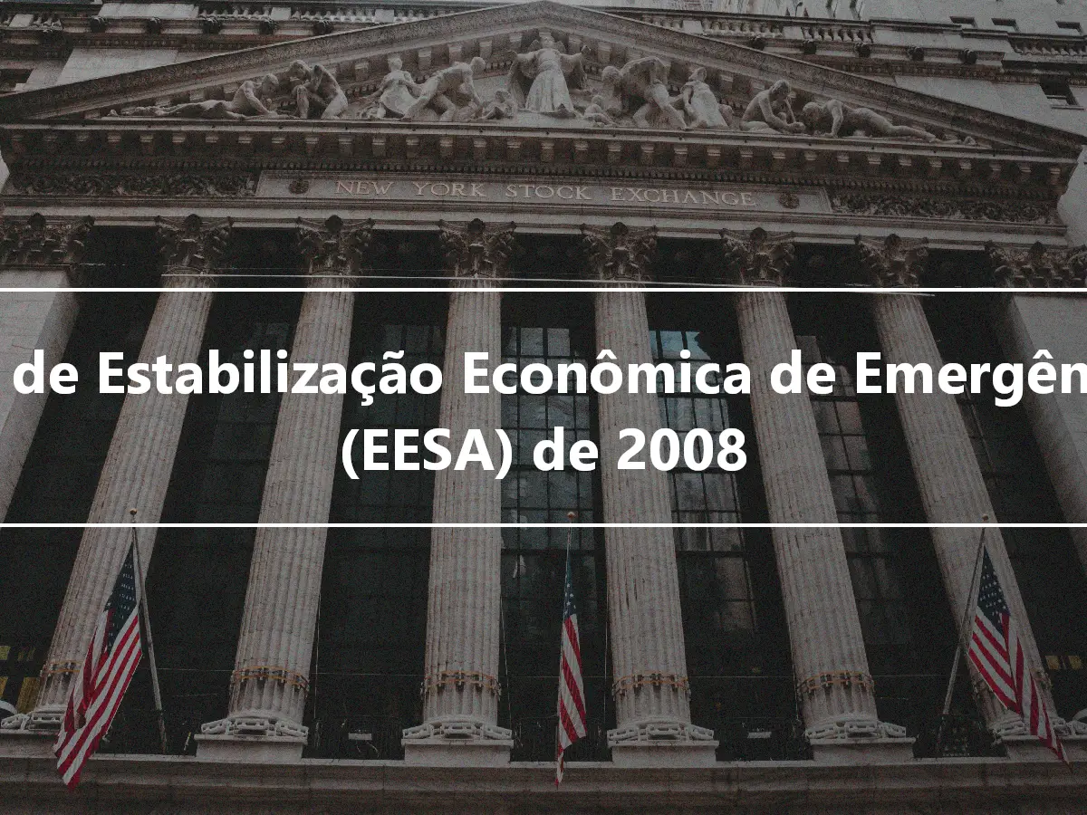 Lei de Estabilização Econômica de Emergência (EESA) de 2008